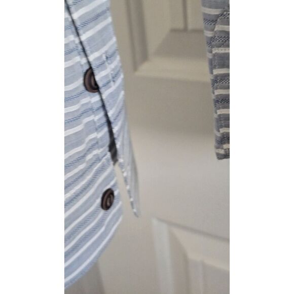 Dakota Grizzly Men’s Shirt Blue/ White Long Sleeve Button Down XL - Picture 3 of 9